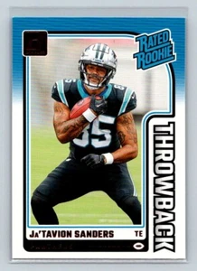 2024 Donruss Rated Rookies Throwback #26 Ja’Tavion Sanders Carolina Panthers - Picture 1 of 2