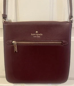 Bolso bandolera de cuero Kate Spade Sadie North South Saffiano para mujer D411 nuevo sin etiquetas - Imagen 1 de 18