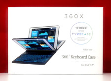 YEKBEE TYPECASE 360X WIRELESS KEYBOARD CASE FOR IPAD 9.7” (3 Colors to Pick) NEW