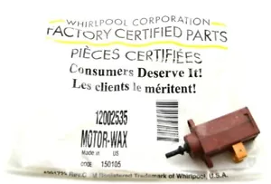 Authentic Whirlpool 12002535 Wax Motor Kit WP22002119 AP4009198 PS1777057 - Picture 1 of 1