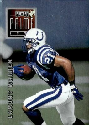 1996 Playoff Prime #122 Lamont Warren - Image 1 of 2