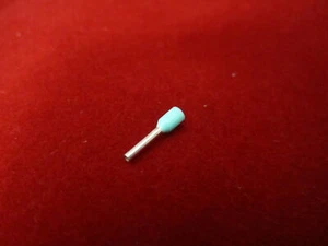Engeser E208 Insulated Single Ferrule 22 AWG, 0.34mm2, TURQUOISE, 100 per pack - Picture 1 of 1