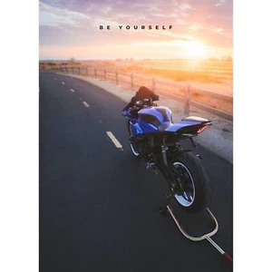 Motivational Poster – Yamaha R1 Inspiring Text #001 Art - Picture 1 of 14