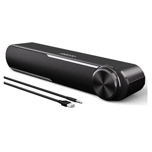 PC Lautsprecher Soundbar 10W USB AUX Bluetooth Stereo schwarz - Bild 1 von 11