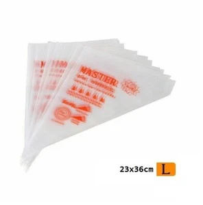 200x Plastic Disposable Piping Bag Cake Decor Icing Frosting Nozzles -L 23x36cm - Picture 1 of 6