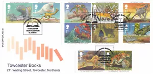 (138054) Just So Rudyard Kipling GB Brazier FDC Towcester Books 2002 47/60 - Picture 1 of 2