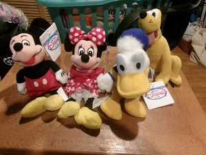 The Disney Store ~ Mini Sitzsack ~ Mickey Mouse and Friends - 4 Stück - Bild 1 von 8