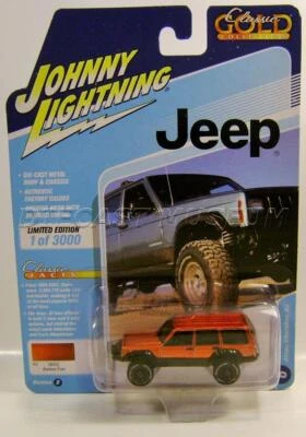 JEEP CHEROKEE XJ AMBER FIRE V/B CLASSIC GOLD JOHNNY LIGHTNING DIECAST 2020 RARE - Image 1 of 3