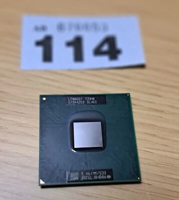 INTEL PENTIUM DUAL CORE  T2310 CPU - SLAEC - 1.46GHz/1M/533MHz  (Socket P) - Image 1 of 2