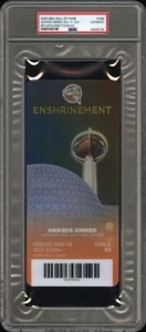 KOBE BRYANT 2020 NBA HALL OF FAME AWARDS DINNER TICKET PSA/DNA  63559125 - Picture 1 of 1