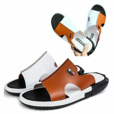 Men's Summer Sandals Original Slip-on Casual Sandals Fashion Men Slippers Size — 第 1/4 张图片