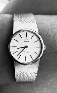 Vintage Quality Omega De Ville Ladies Watch - Swiss Made silver finish - Bild 1 von 4