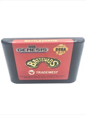 J4 Battletoads (Sega Genesis) Cartridge Only - Tradewest - Free Shipping - Image 1 of 2