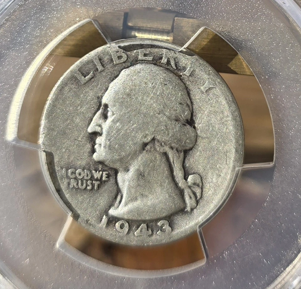 1943-D Washington Quarter-PCGS AG03 - Image 1 of 4