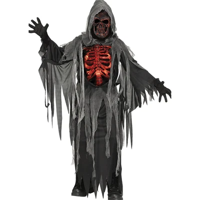 Boy's Smoldering Reaper Costume - Fun World - Image 1 of 3
