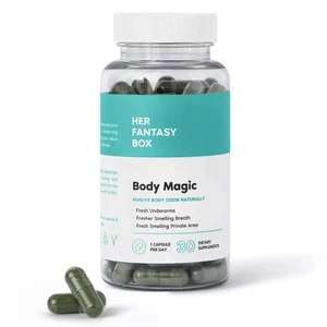 1/3 Confezioni Her Fantasy Box - Capsule Clorofilla Magica Corpo - 30 Capsule Vegane - Foto 1 di 7