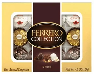 Ferrero Rocher Collection (12) Assorted Chocolates Candy Variety Pack - Picture 1 of 4