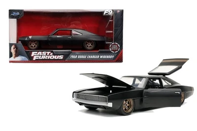 Modellino Fast & Furious Dom Toretto 1968 Dodge Charger 1:24 Scale Jada Toys - Immagine 1 di 4
