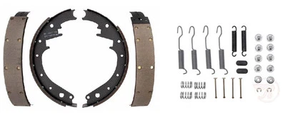 Brake shoes with spring kit Pontiac 1940-1954 REAR 11 x 1 3/4 BONDED brake shoe - Image 1 of 4