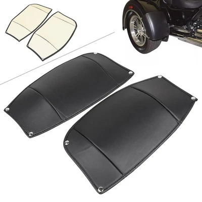 Motor Black Vinyl Trike Rear Fender Bras Kit For Harley Tri Glide Ultra FLHTCUTG Foto 1 de 4
