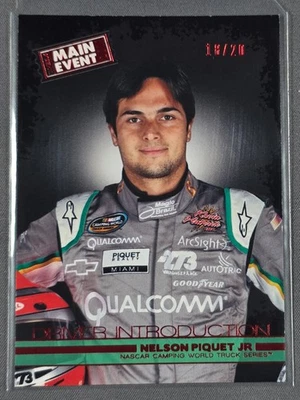 2011 Wheels Main Event Nelson Piquet Jr Red /20 - Image 1 of 2