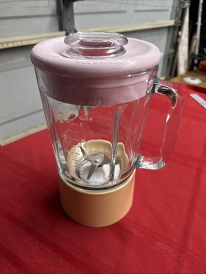 Batidora KitchenAid de colección ultra potente KSB5PK4 tapa rosa solo con cuchilla mezcladora Foto 1 de 4