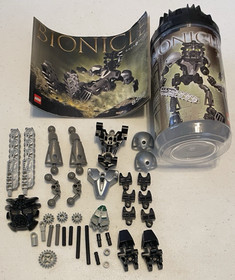 1x LEGO BIONICLE: Onua Nuva (8566) CIB 100% w/ Canister & Manual free shipping