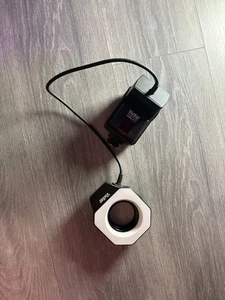 Vivitar Macro Flash Ring 6000AF C Canon Electronic Flash Unit - Tested Working - Picture 1 of 5