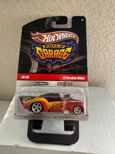 Hot Wheels Phil's Garage '41 Pro Mod Willys #20/39 Orange Real Riders Chase N73. - Picture 1 of 2