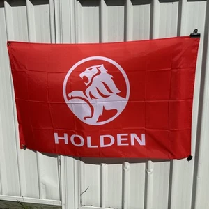 Holden Logo Red New Repro Flag - Bild 1 von 4