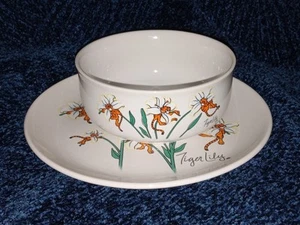 Vintage Petal Pets 1989, Tiger Lily Teller & Schüssel Set - Bild 1 von 11