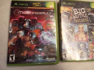 MechAssault (Original Xbox) Black Label AND Big mother Trucker. 2 Game Lot - Picture 1 of 4