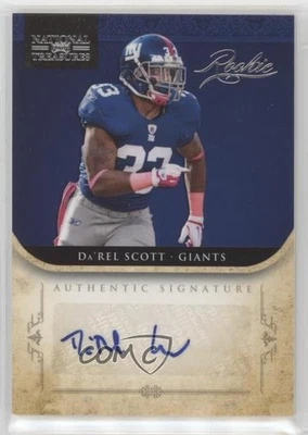 2011 Playoff National Treasures Rookie /99 Da'Rel Scott #228 Rookie Auto RC - Image 1 of 2