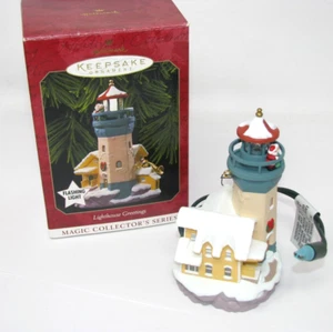 Hallmark Andenken Leuchtturm Grüße 1999 Blinklicht - Bild 1 von 5