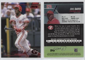 2022 Topps Stadium Club Red Foil Eric Davis #273