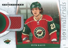 (HCW) 2007-08 Fleer Hot Prospects Hot Materials PETR KALUS Jersey 02610