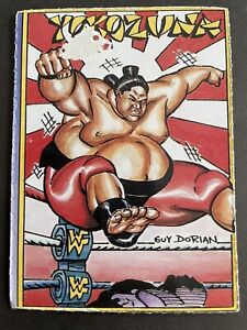 WWF (WWE) - Justoys Bend Em  - 1996 - Trading Cards - Yokozuna