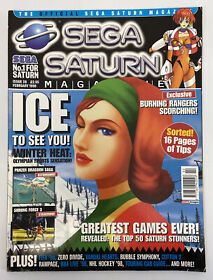 Official Sega Saturn magazine issue 28 February 1998 Winter Heat