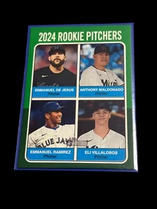 2024 Topps Heritage High Number -#618 2024 Rookie Pitchers Green Border Parallel - Picture 1 of 2