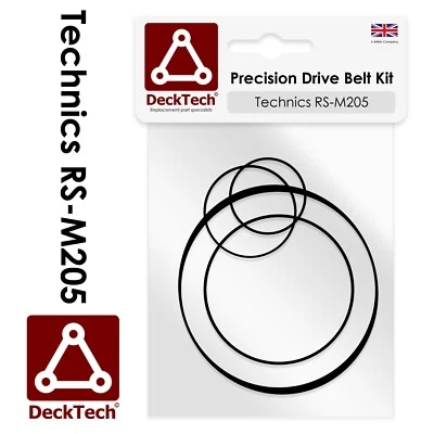 DeckTech Ersatzriemen für Technics Kassettendeck RS-M205 RSM205 RS M205 - Bild 1 von 3