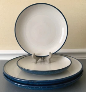 Sango Jewel Blau 4893 Steingut Salat & Speiseteller 4er Set - Bild 1 von 7