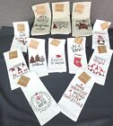 Christmas Linen Kitchen Towel Set of 2~ CHOICE of Print (see description)~ NEW!