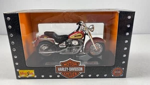 Vntg Maisto Harley-Davidson Motorcycle 1986 FLST Heritage Softail Evolution 8934 - Picture 1 of 10