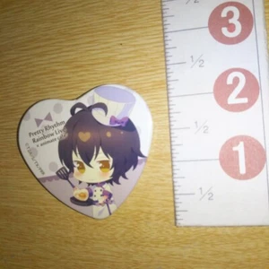 A67931 Pretty Rhythm Rainbow Live / Heart Can badge/ Kouji Mihama - Picture 1 of 3