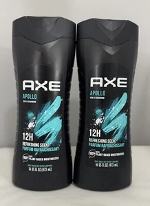 AXE Apollo Herren Duschflüssigkeit - 16oz (Menge 2) Salbei & Zedernholz 12 Std. - Bild 1 von 3