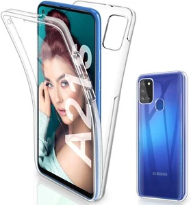 Full Cover Für Samsung Galaxy A21s Silikon TPU 360° Transparent Case Schutzhülle - Bild 1 von 1