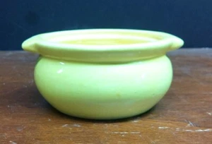 RARO Vintage 1935 METLOX POPPYTRAIL AMARILLO SERIE 200 CAZUELA INDIVIDUAL - Imagen 1 de 9