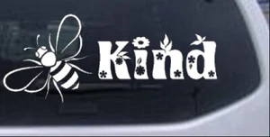 Bee Kind Honey Bee With Flowers Car or Truck Window Laptop Decal Sticker 10X4.2 - Bild 1 von 33