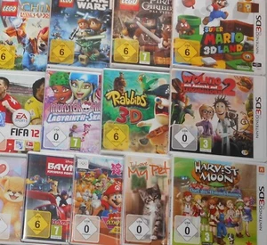 NINTENDO 3DS SPIEL ZUM AUSSUCHEN EINMAL PORTO ZB.MARIO SONIC LEGO DISNEY  # - Picture 1 of 38