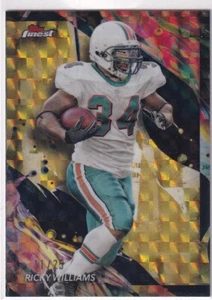 Topps Finest NFL 2024 No. 129 Ricky Williams Gold Mosaic Refractor 11/25 - Bild 1 von 2